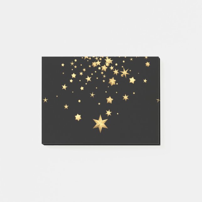 Golden Stars Post-it Block (Framsida)