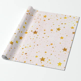 Golden Stars Presentpapper