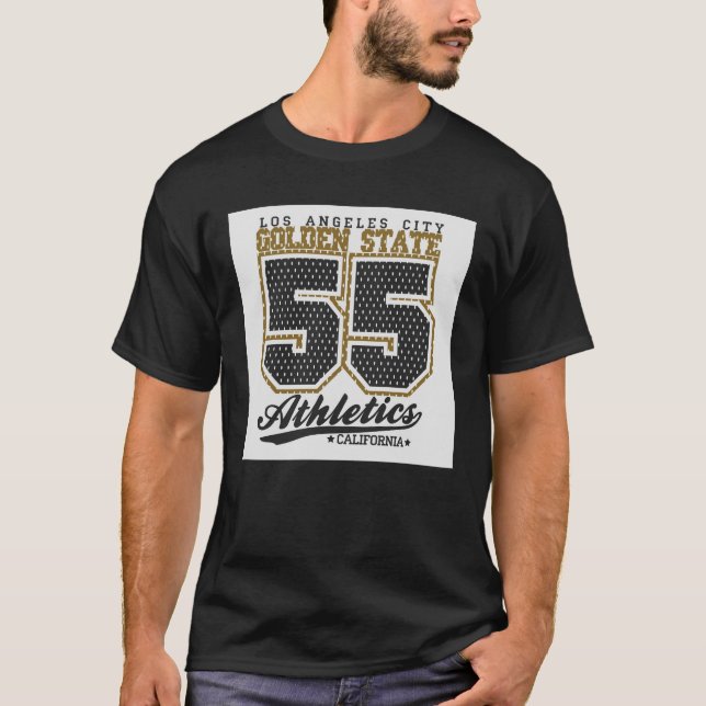 Golden State 55 Varsity T-shirt (Framsida)