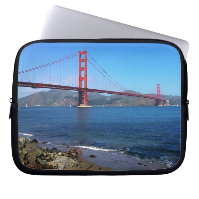 Golden State Bridge - San Francisco, Kalifornien Laptop Fodral (Framsidan)