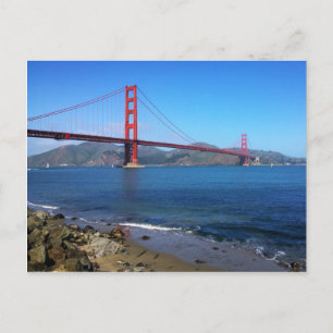 Golden State Bridge - San Francisco, Kalifornien Vykort