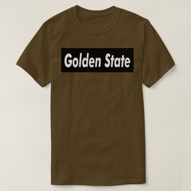 Golden State Kött Brown T Shirt (Design framsida)