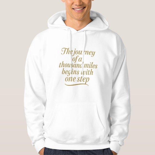 Golden Step Forward Hoodie (Framsida)