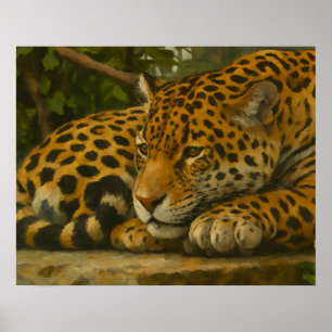 Golden Stillness - Restaurang i Foliage Poster