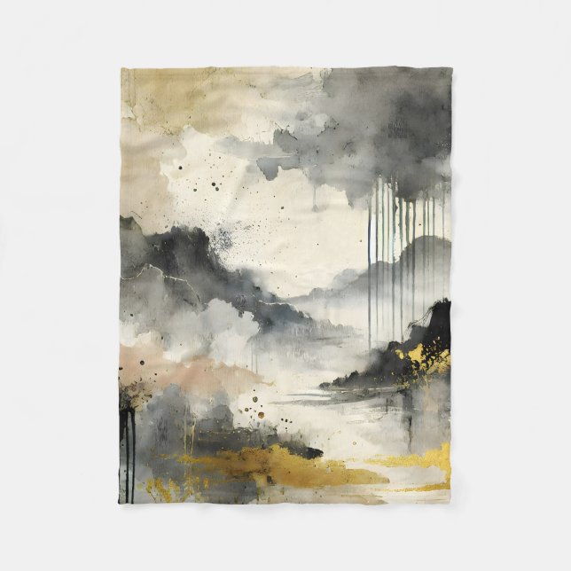 Golden Storm Fleecefilt (Framsidan)