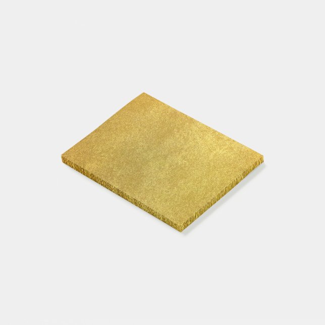 Golden struktur, Vintage guld, antiken Post-it Block (Vinklad)
