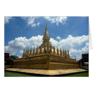 golden stupa hälsningskort