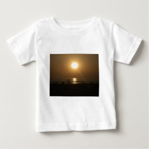 Golden Summer Sunset Reflection on the Beach T Shirt
