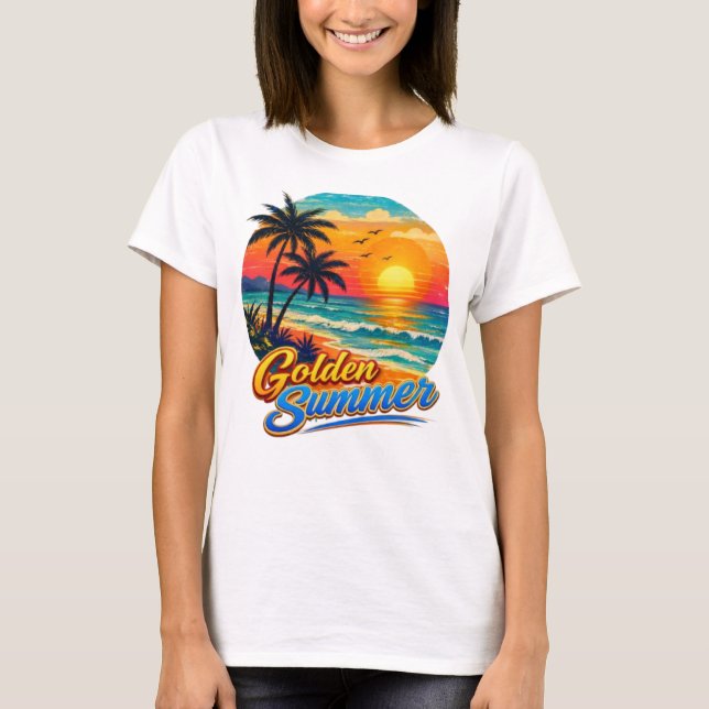 Golden Summer T Shirt (Framsida)