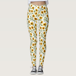 Golden SunblomBliss Leggings