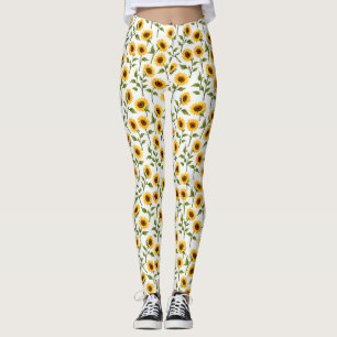 Golden SunblomBliss Leggings