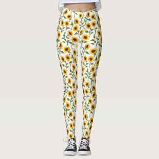 Golden SunblomBliss Leggings