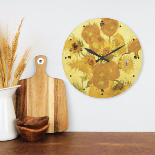 Golden SunblommVincent van Gogh Stor Klocka
