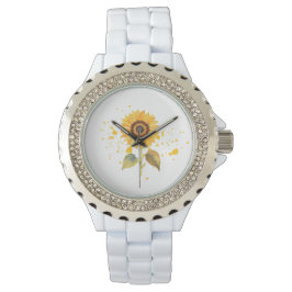 Golden Sunburst Armbandsur