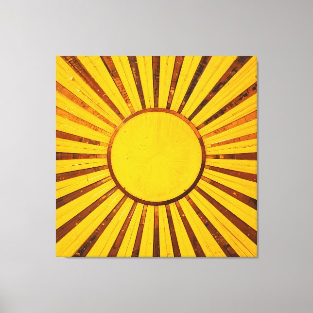 Golden Sunburst Canvastryck (Framsida)