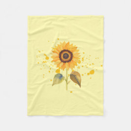 Golden Sunburst Fleecefilt