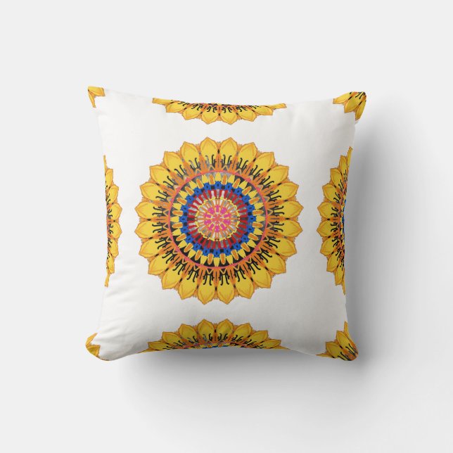 Golden sunburst  kudde (Framsida)