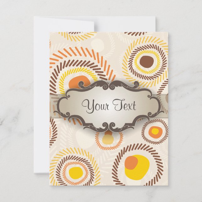 Golden Sunbursts med namnplåt (Framsida)