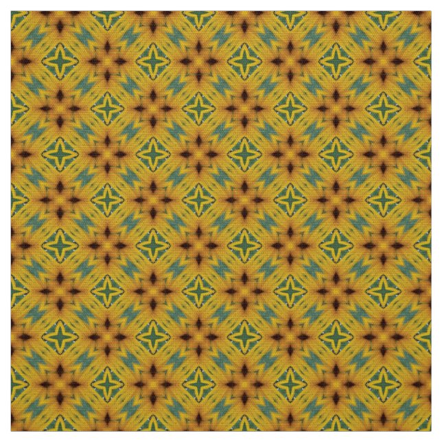 Golden Sundance tile mönster Upholstoppning Fabric Tyg (Provkarta)