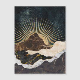 Golden Sunrise over Marble Mountains & Starry Himm