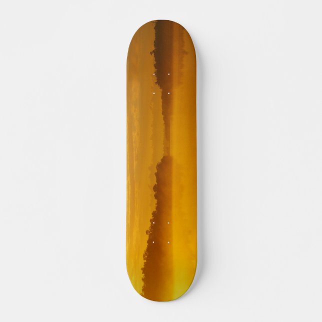 Golden sunrise skateboard (Framsida)