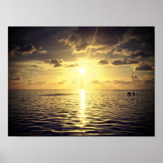 Golden Sunset - Affisch 1