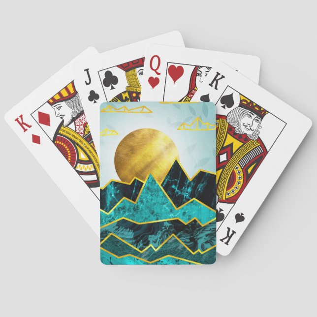 Golden Sunset Casinokort (Baksidan)