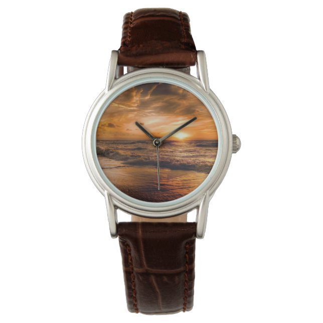 Golden Sunset Dam Watch Armbandsur (Framsida)