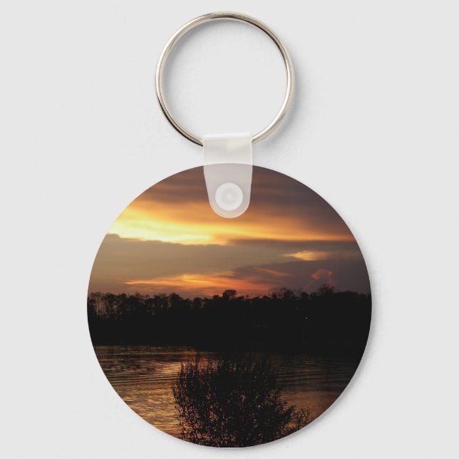 Golden Sunset Keychain Nyckelring (Framsida)