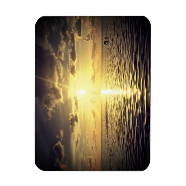 Golden Sunset - Magnet 1 (Vertikal)
