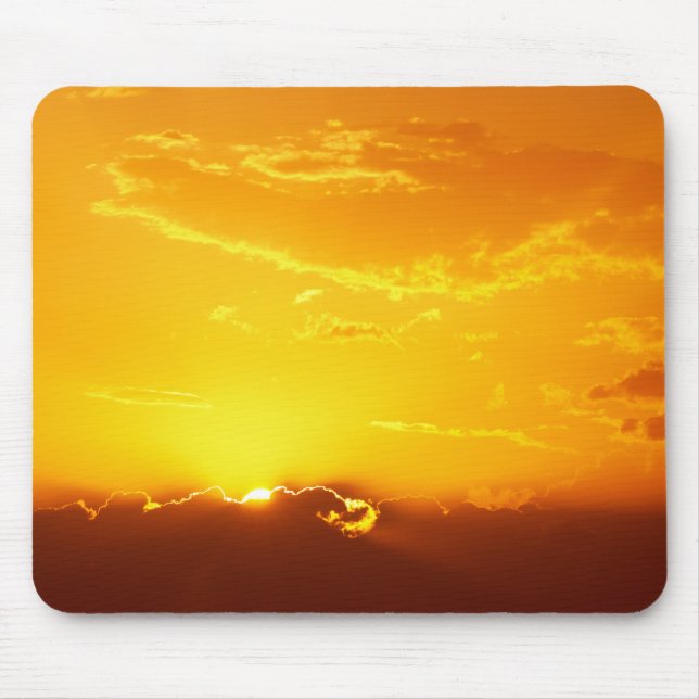 Golden Sunset Mousepad Musmatta (Framsidan)