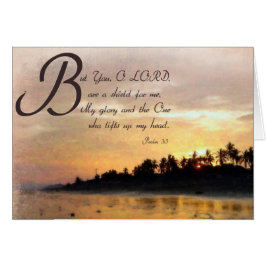 Golden Sunset och Psalms/Bible Verse Gift Sets Hälsningskort