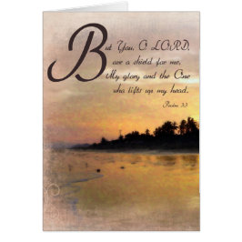 Golden Sunset och Psalms/Bible Verse Gift Sets Hälsningskort