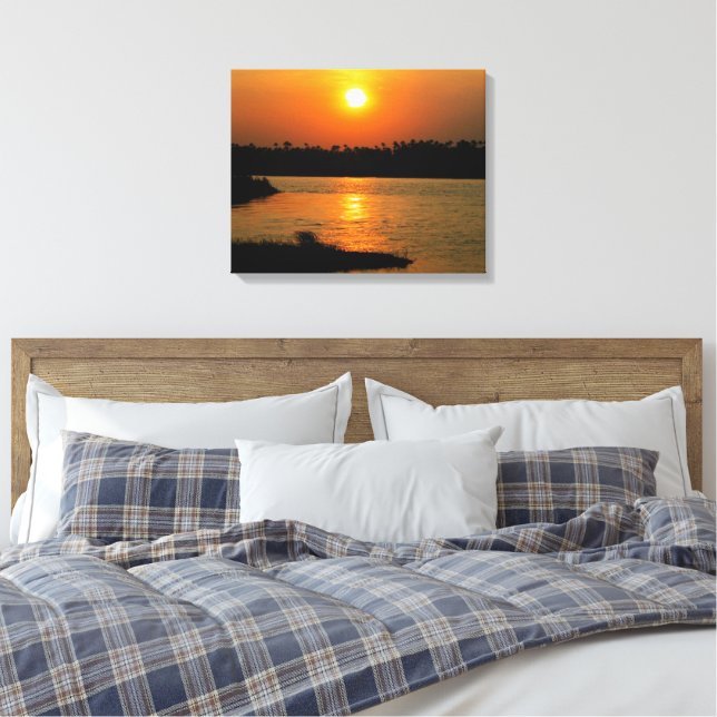 Golden Sunset over Nile - Canvas Art (Insitu (sovrum))