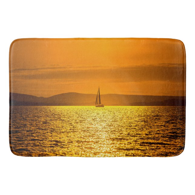 Golden Sunset Sail Badrumsmatta (Framsidan)