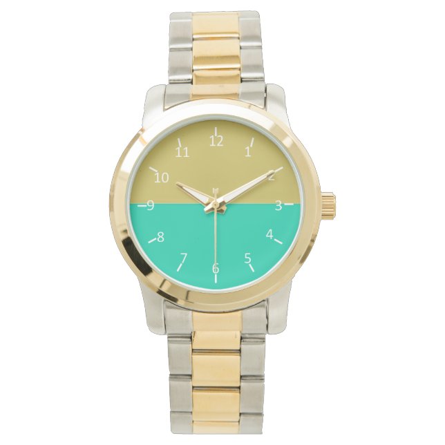 Golden Sunset Vatten Armbandsur (Framsida)