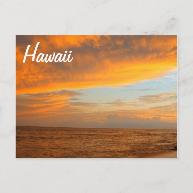 Golden Sunset Vykort (Framsida)