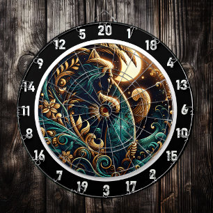Golden Surfer Sunset Glow Art Biet Darttavla