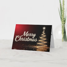 Golden Swirl Tree – Merry Christmas Radiance
