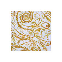 Golden Swirls: Elegance Unfurled
