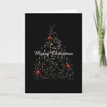 Golden swirls-Helgdag Card