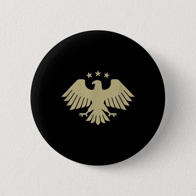 Golden Syrian Eagle - National Emblem Knapp (Framsida)