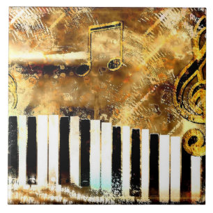 Golden Tangentbord, musikaliskt tema, Kakelplatta