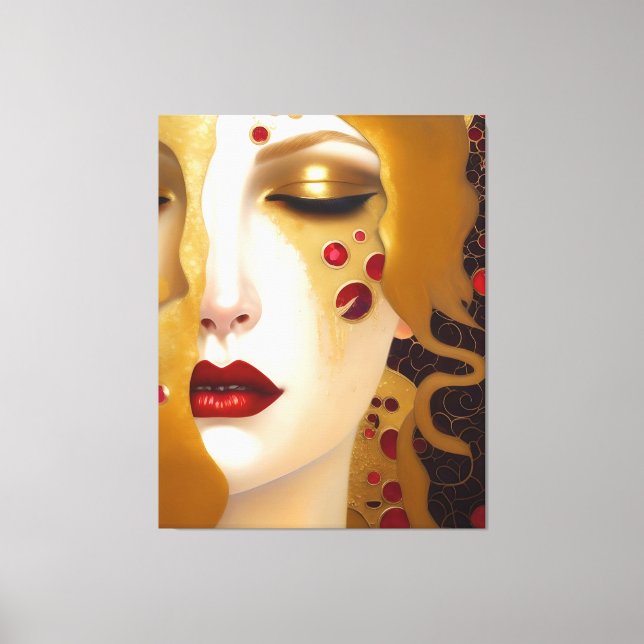 Golden Tårar (Freyas Heartache), serie 2 Canvastryck (Framsida)