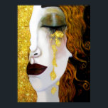 Golden Tårar, Gustav Klimt Poster<br><div class="desc">Färgning av Gustav Klimt-målning "Golden tårar"</div>