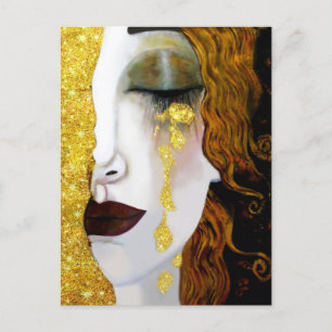 Golden Tårar, Gustav Klimt Vykort