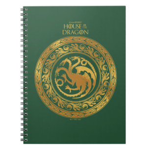 Golden Targaryen Vapensköld Anteckningsbok