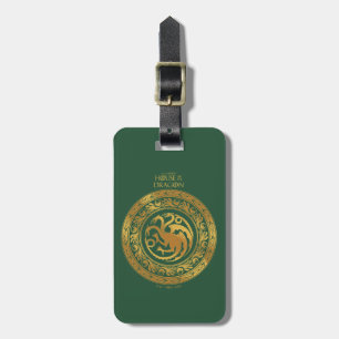 Golden Targaryen Vapensköld Bagagebricka