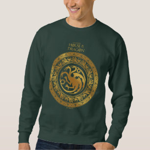 Golden Targaryen Vapensköld Lång Ärmad Tröja