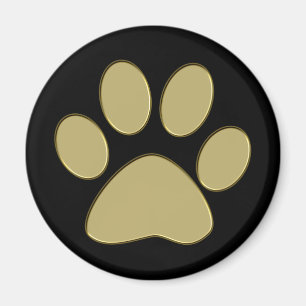 Golden tass magnet